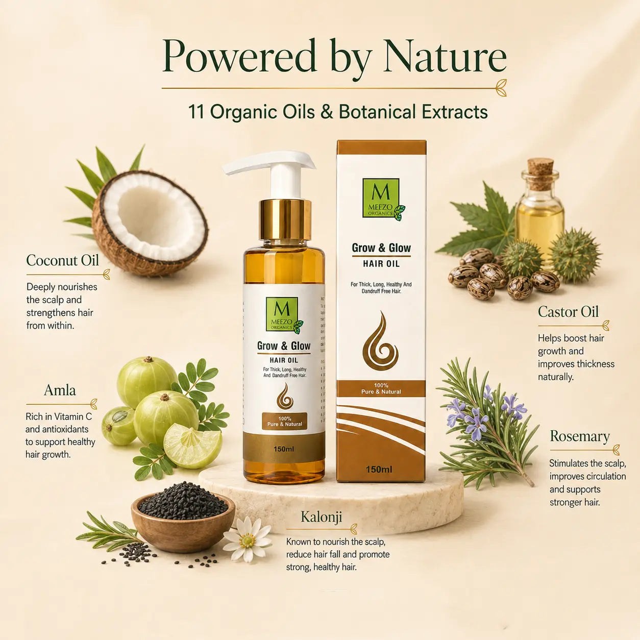 Grow & Glow Hair Oil