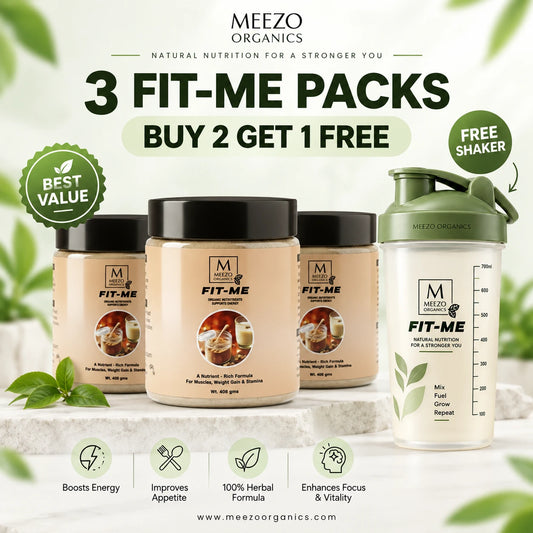 FIT-ME 3 pack offer: Buy 2 Get 1 Free with free Meezo shaker
